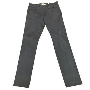 Vince Grey Straight Leg Brushed Twill Pants Size 29 Midrise 5 Pocket​